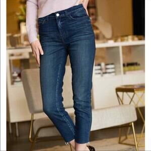 L'Agence El Matador High Rise French Slim Cropped Jeans in Nova Size 25/0